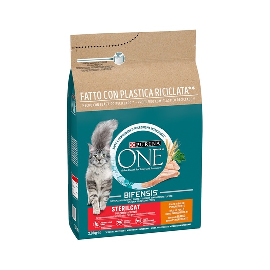 Pienso para gatos adultos esterilizados Purina One Bifensis