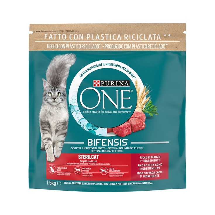 Sterilcat pienso para gatos adultos esterilizados con buey 