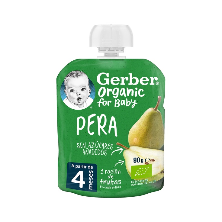 Pouches Bio Pera Gerber