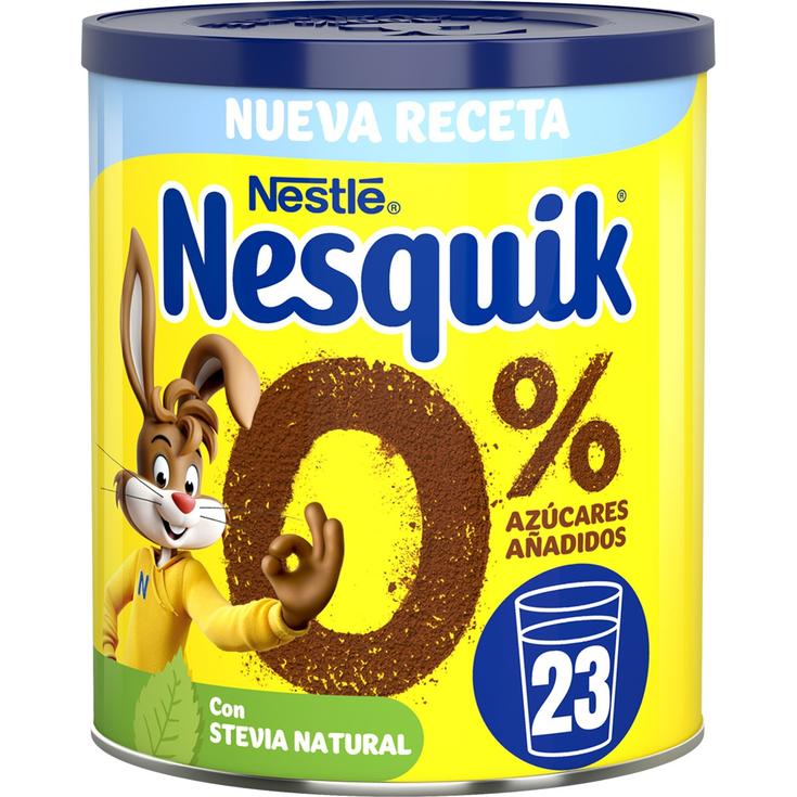 Cacao instantáneo 0% azúcares añadidos con stevia