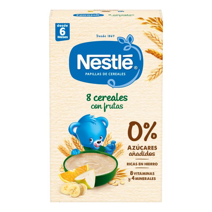 Papilla 8 cereales con fruta - 475g