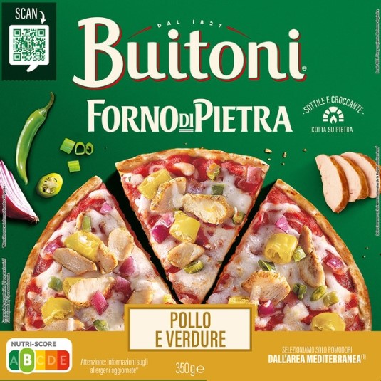 Pizza de pollo y verdura Buitoni - 350g