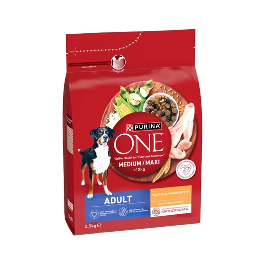 COMIDA PERRO ADULTO POLLO CON ARROZ 2,5 KG.