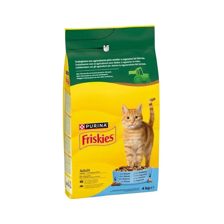 Alimento seco para gatos con Salmón y con Verduras