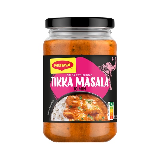 Salsa estilo indio Tikka Masala bote 340 g