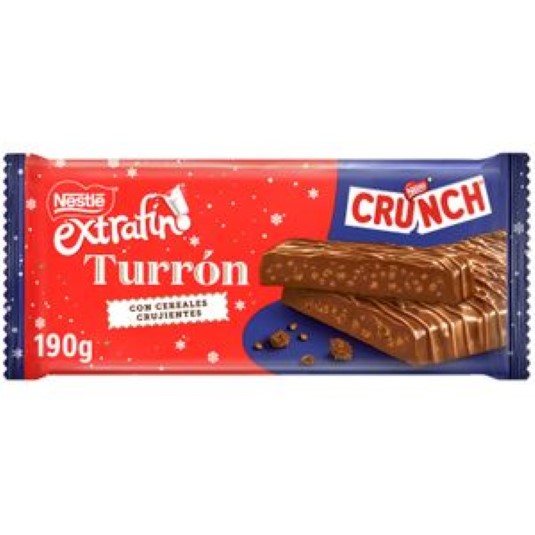 Turrón de chocolate crujiente Crunch - 190g