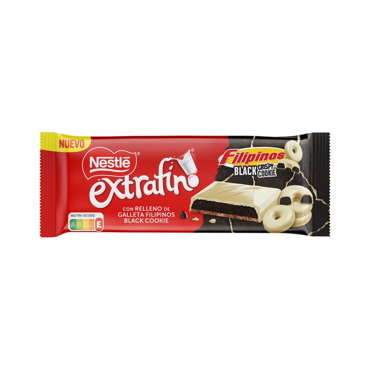 Chocolate con relleno de galletas filipinos black cookie