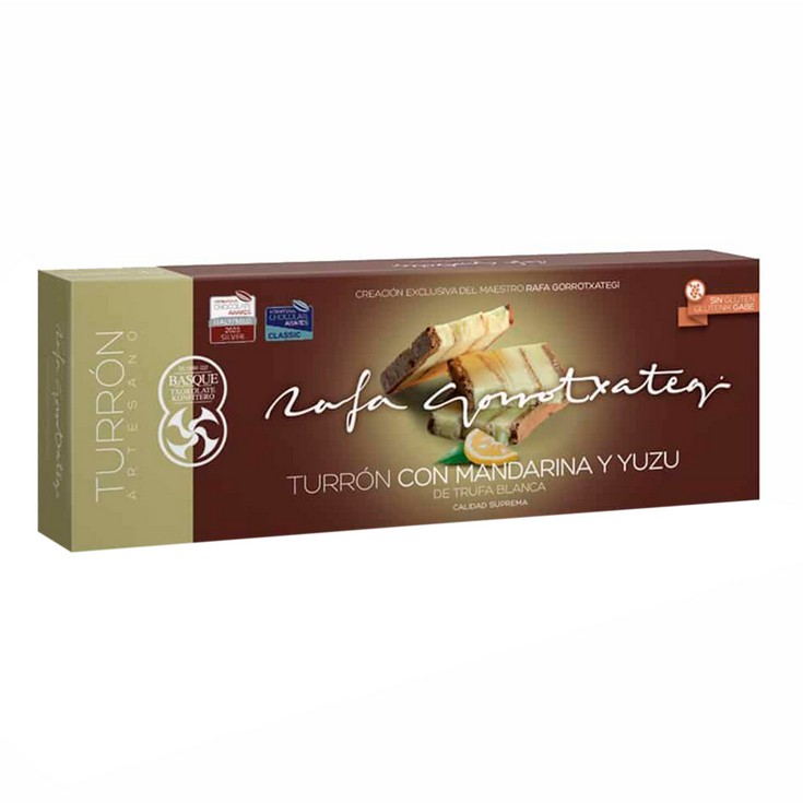 Turrón Trufa Blanca Mandarina Yuzu Gorrotxategi - 250g