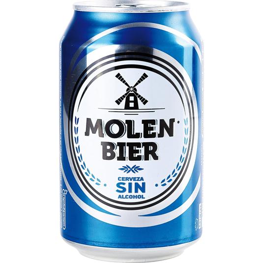 Cerveza sin alcochol lata 33 cl
