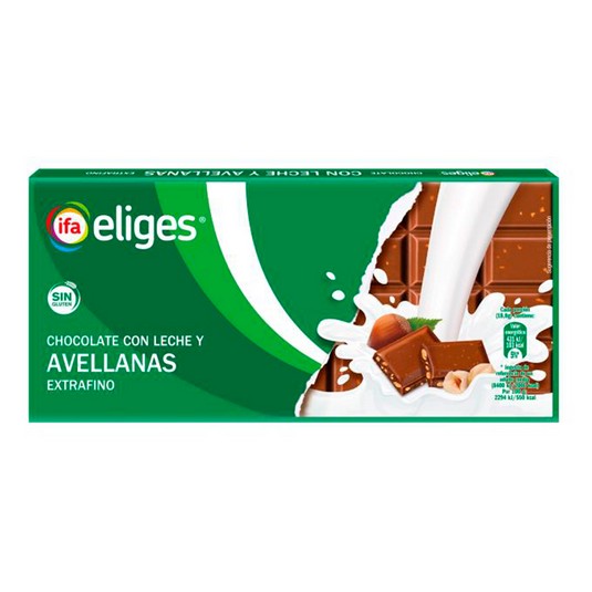 Chocolate con leche con avellanas - Eliges - 150g