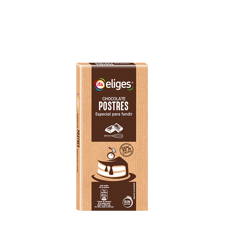 Chocolate Postres Especial para Fundir 55% Cacao - 200gr