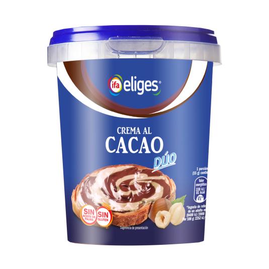 Crema de cacao con avellanas Duo - Eliges - 500g