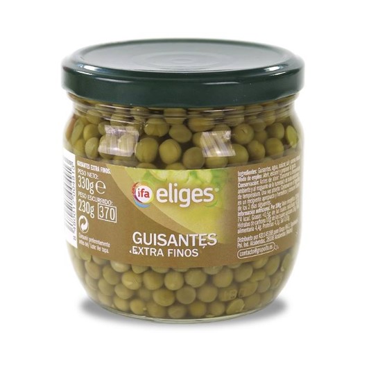 Guisantes extra finos Eliges - 230g