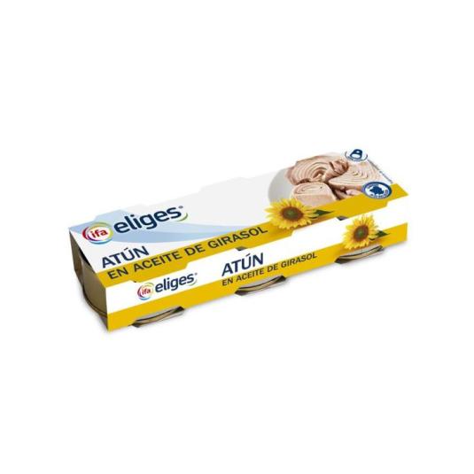 Atún en Aceite de Girasol 3 uds 240g