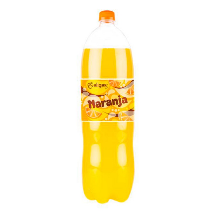 Refresco de naranja con gas - Eliges - 2l