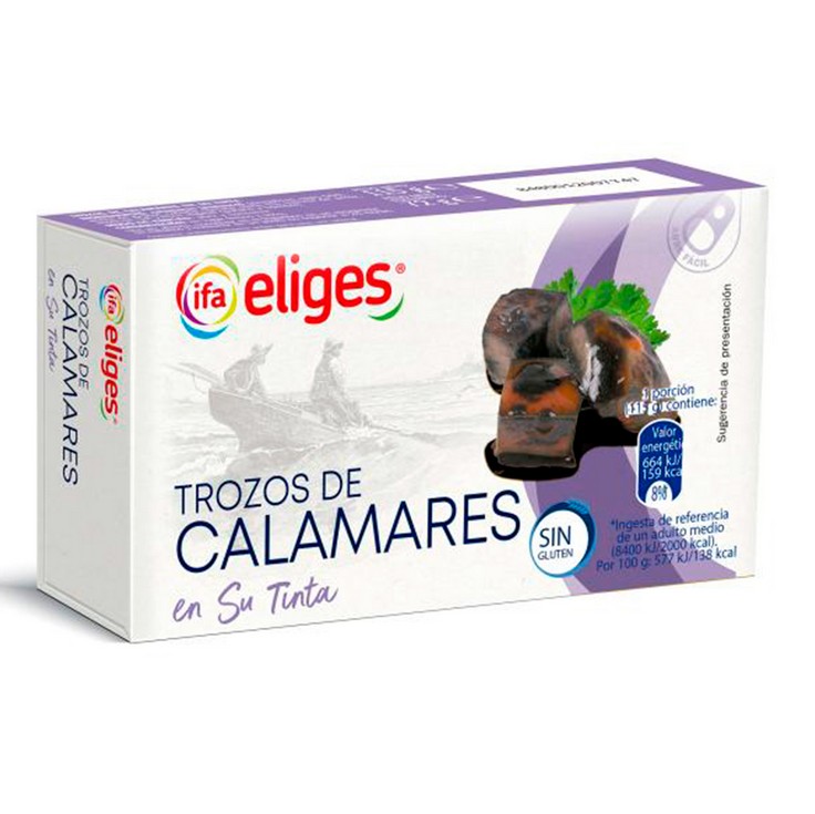 Calamares en su tinta - Eliges - 72g Calamares en su tinta - Eliges - 72g