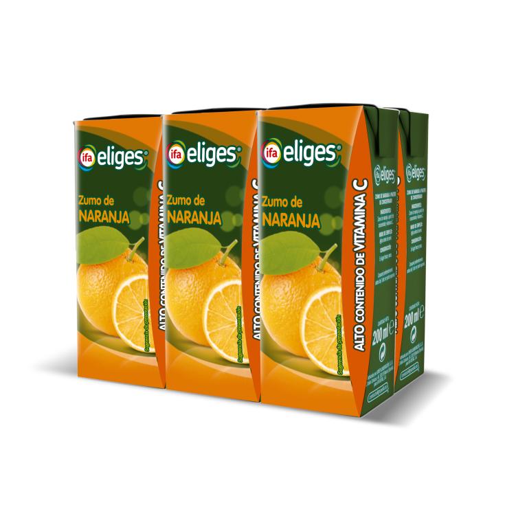 Zumo de naranja - Eliges - 6x200ml Zumo de naranja - Eliges - 6x200ml