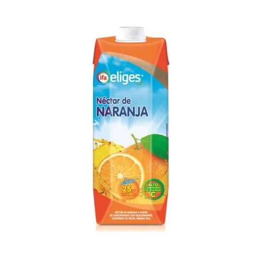Néctar de naranja sin azúcar - Eliges - 1l