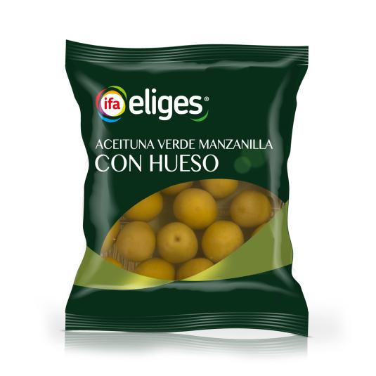 Aceitunas manzanilla con hueso - Eliges - 180g