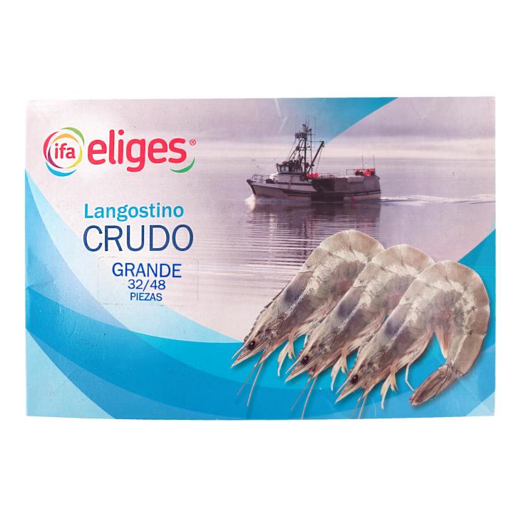 Langostino crudo 32/48 piezas - Eliges - 800g