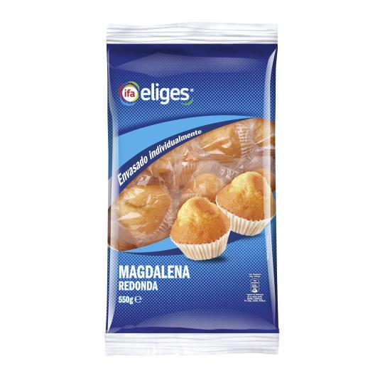 Magdalenas redondas - Eliges - 550g
