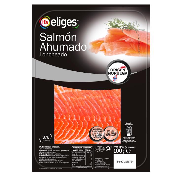 Salmón Ahumado 100g