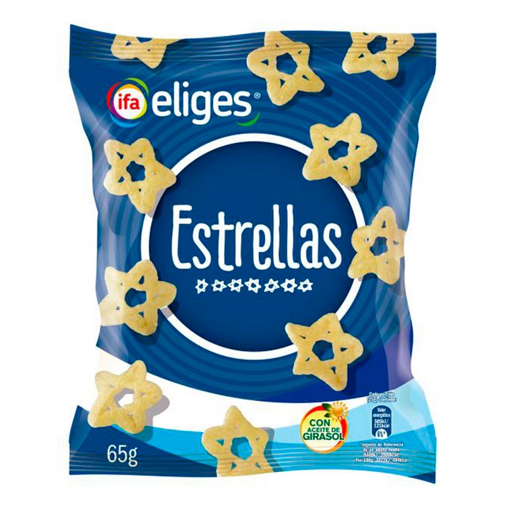 Snacks estrellas 65g Snacks estrellas 65g