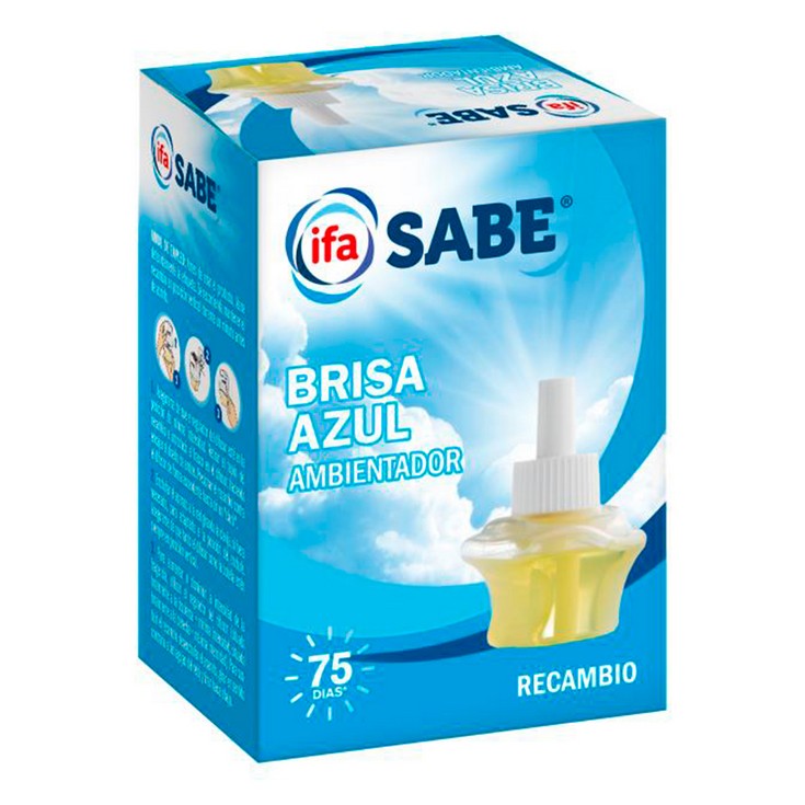 Ambientador eléctrico recambio brisa azul Sabe - 25ml