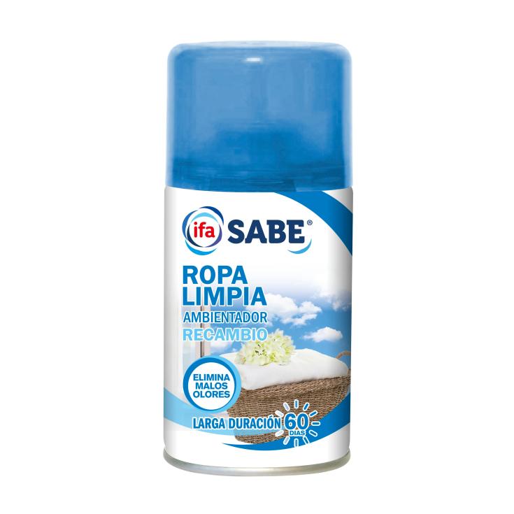 Ambientador spray recambio ropa limpia 250ml