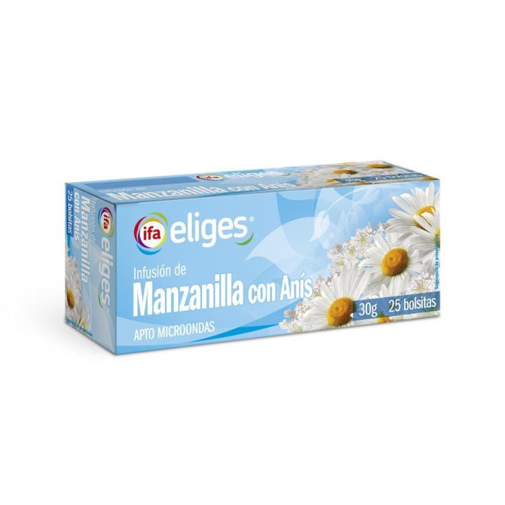 Infusión manzanilla con anís - Eliges - 25 uds