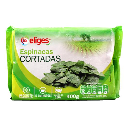 Espinacas cortadas - Eliges - 400g