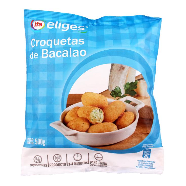 Croquetas de bacalao - Eliges - 500g