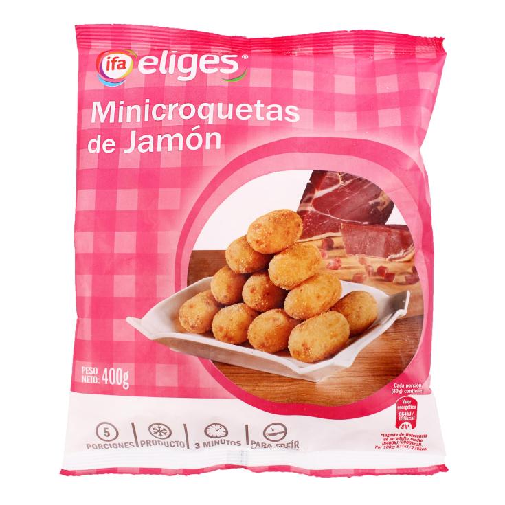 Mini croquetas de jamón - Eliges - 400g