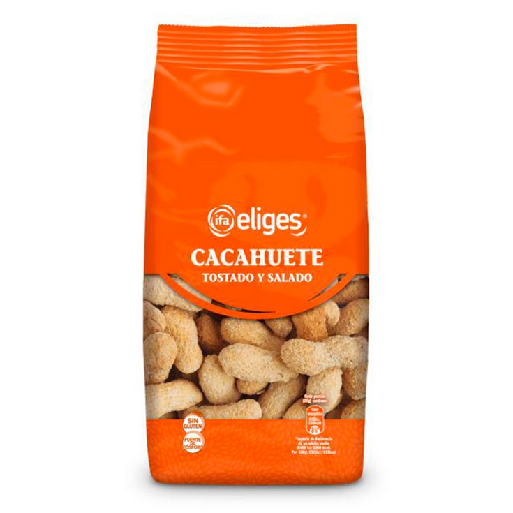 Cacahuete jumbo cáscara c/sal 250g Cacahuete jumbo cáscara c/sal 250g