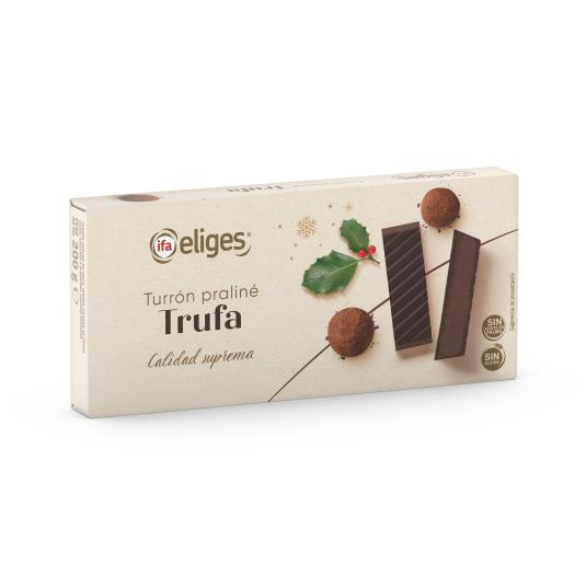 Turrón de praliné de trufa - Eliges - 200g