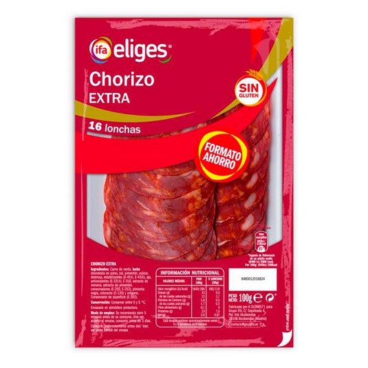 Chorizo - Eliges - 100g