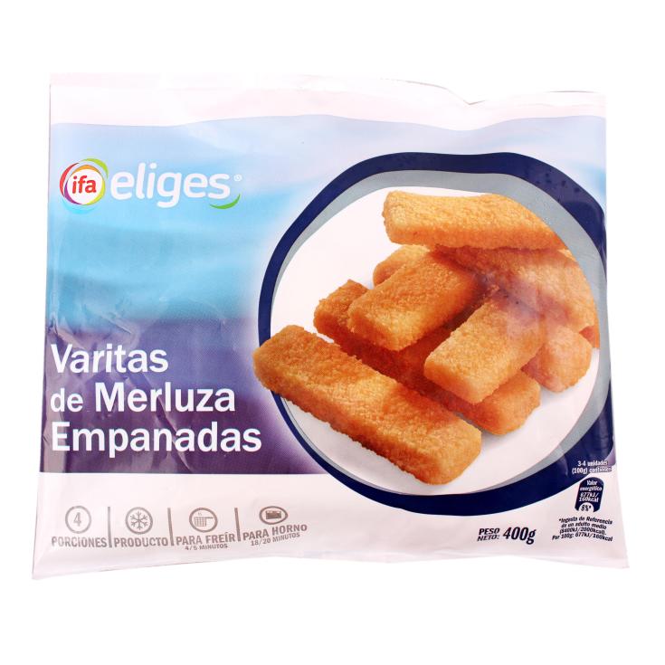 Varitas de Merluza Empanadas 400g