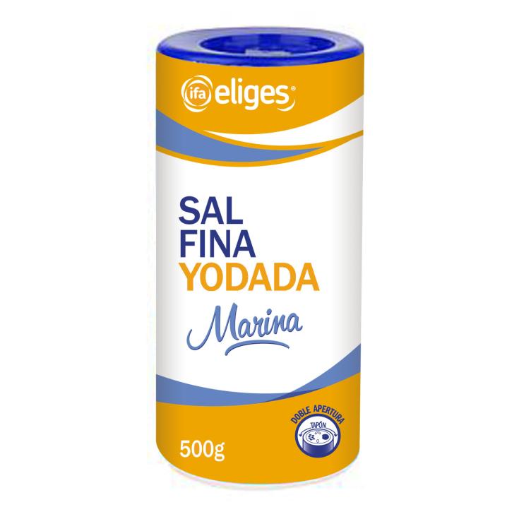 Sal fina yodada - Eliges - 500g