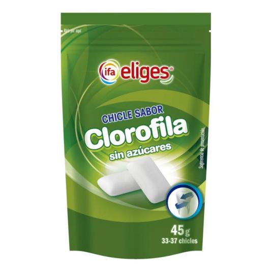 Chicles sabor clorofila sin azúcar - Eliges - 45g