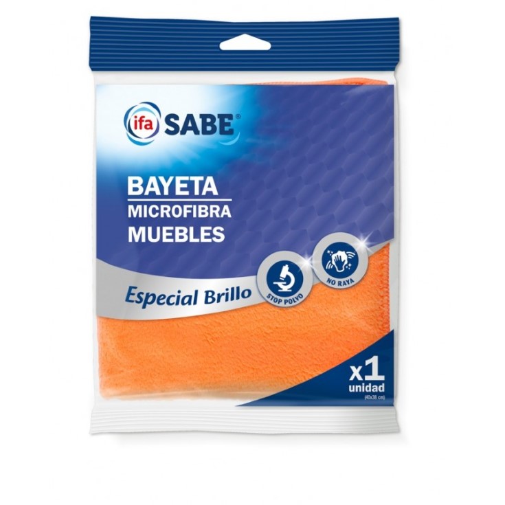 Bayeta microfibra especial muebles - 1 ud