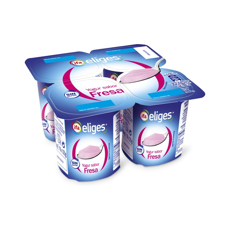 YOGUR FRESA PACK 4X125G