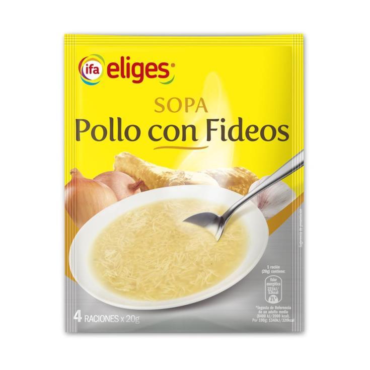 Sopa de pollo - Eliges - 80g