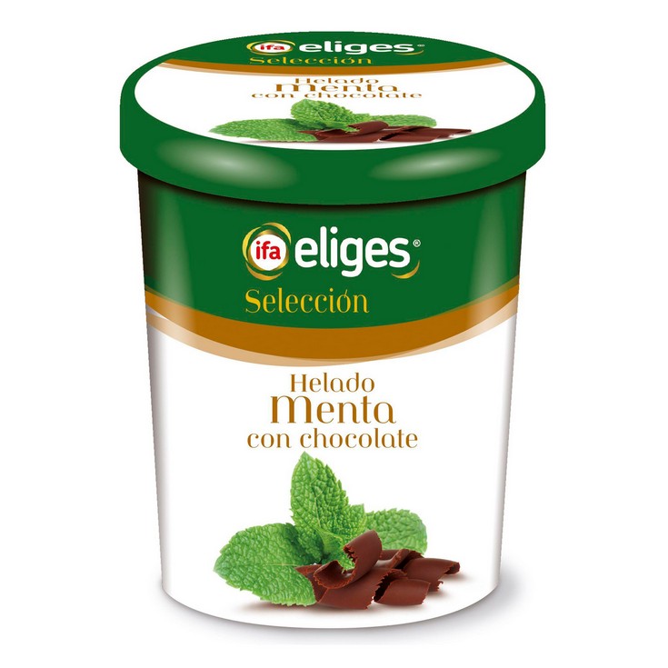 Tarrina Menta con Chocolate Premium - Eliges - 500ml