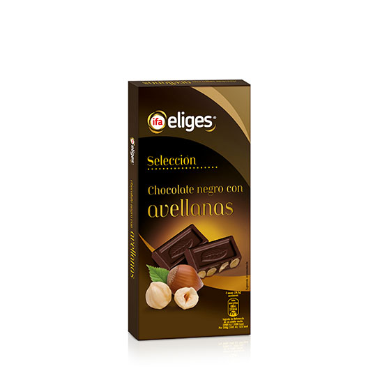 Chocolate Negro con Avellanas Selección - 200gr