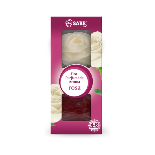 Ambientador de flores con olor a rosas