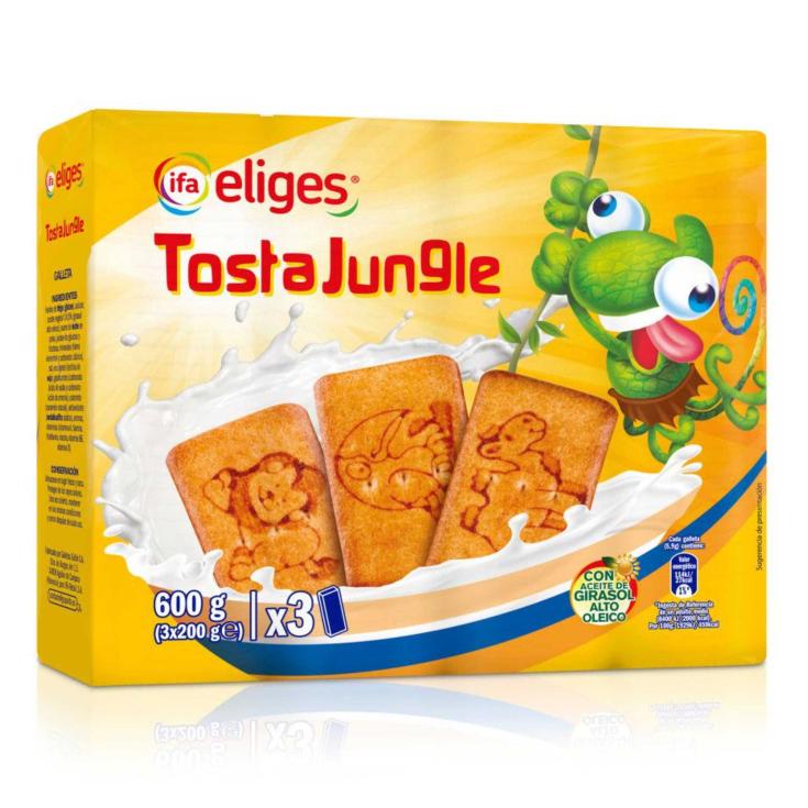 Galleta tostajungle - Eliges - 3x200g