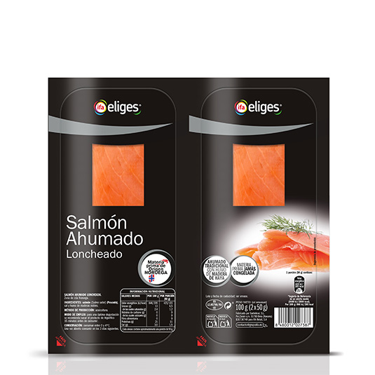 Salmón noruego 2x50g