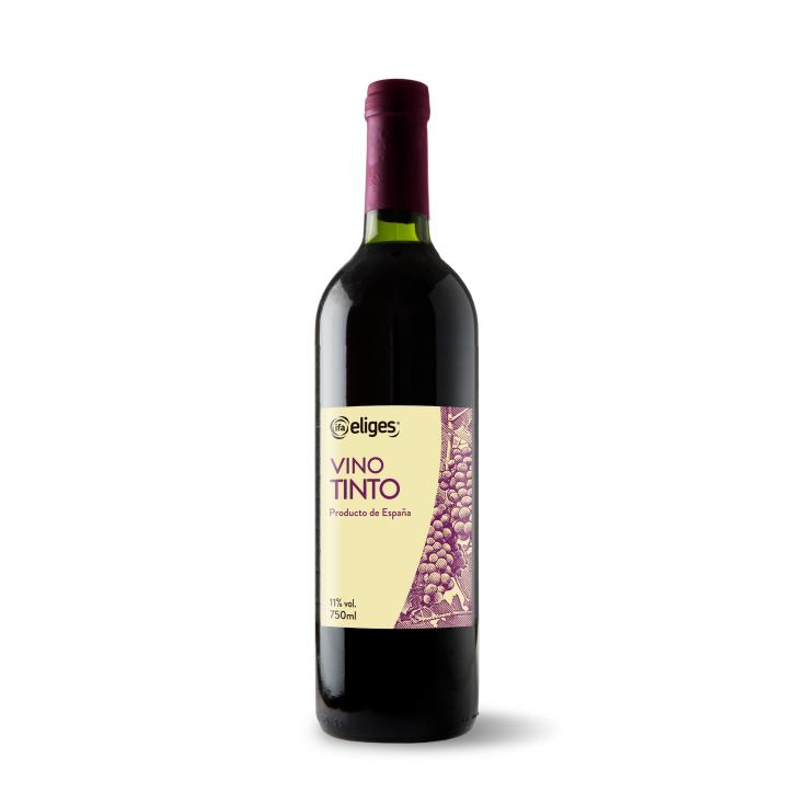 Vino de mesa tinto - Eliges - 75cl