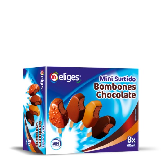 Surtido mini bombones de chocolate
