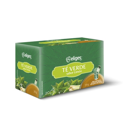 Té verde con limón caja de 20uds